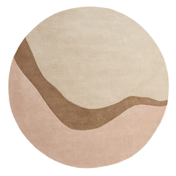 Rond vloerkleed Brinker Carpets Organix Blush 620 kopen