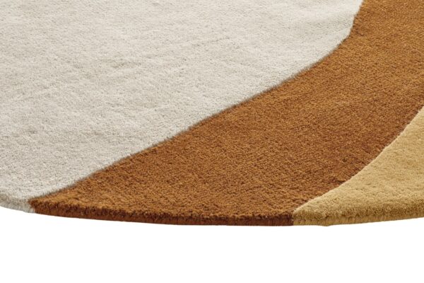 Rond vloerkleed Brinker Carpets Organix Gold 510 kopen