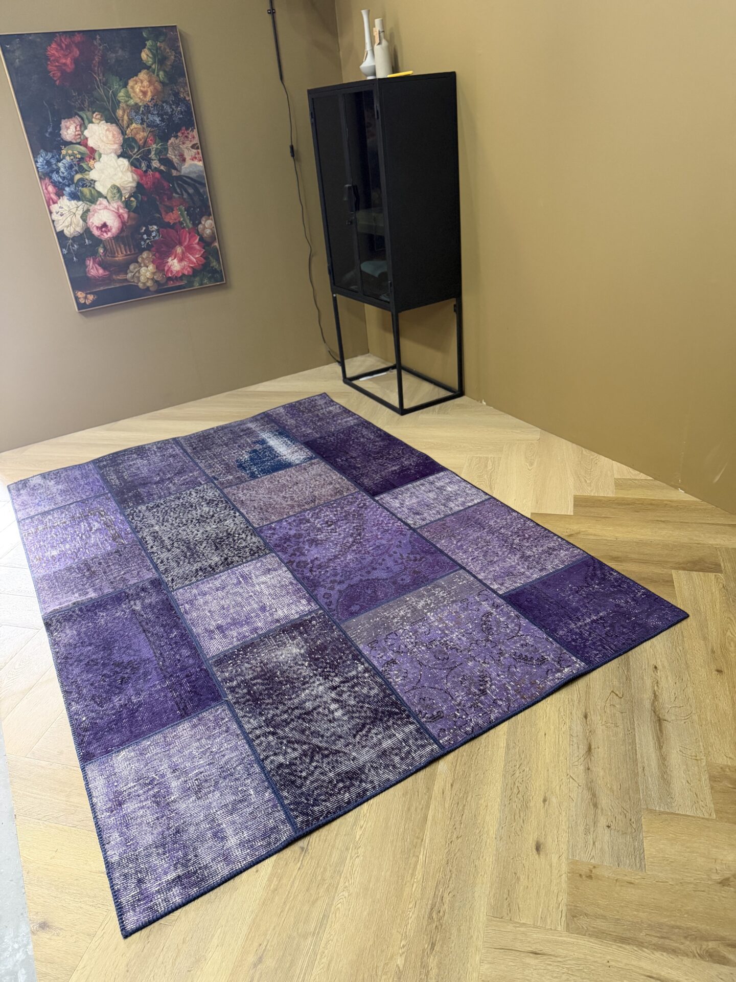 Brinker Vintage Dark Purple - 170 x 230cm