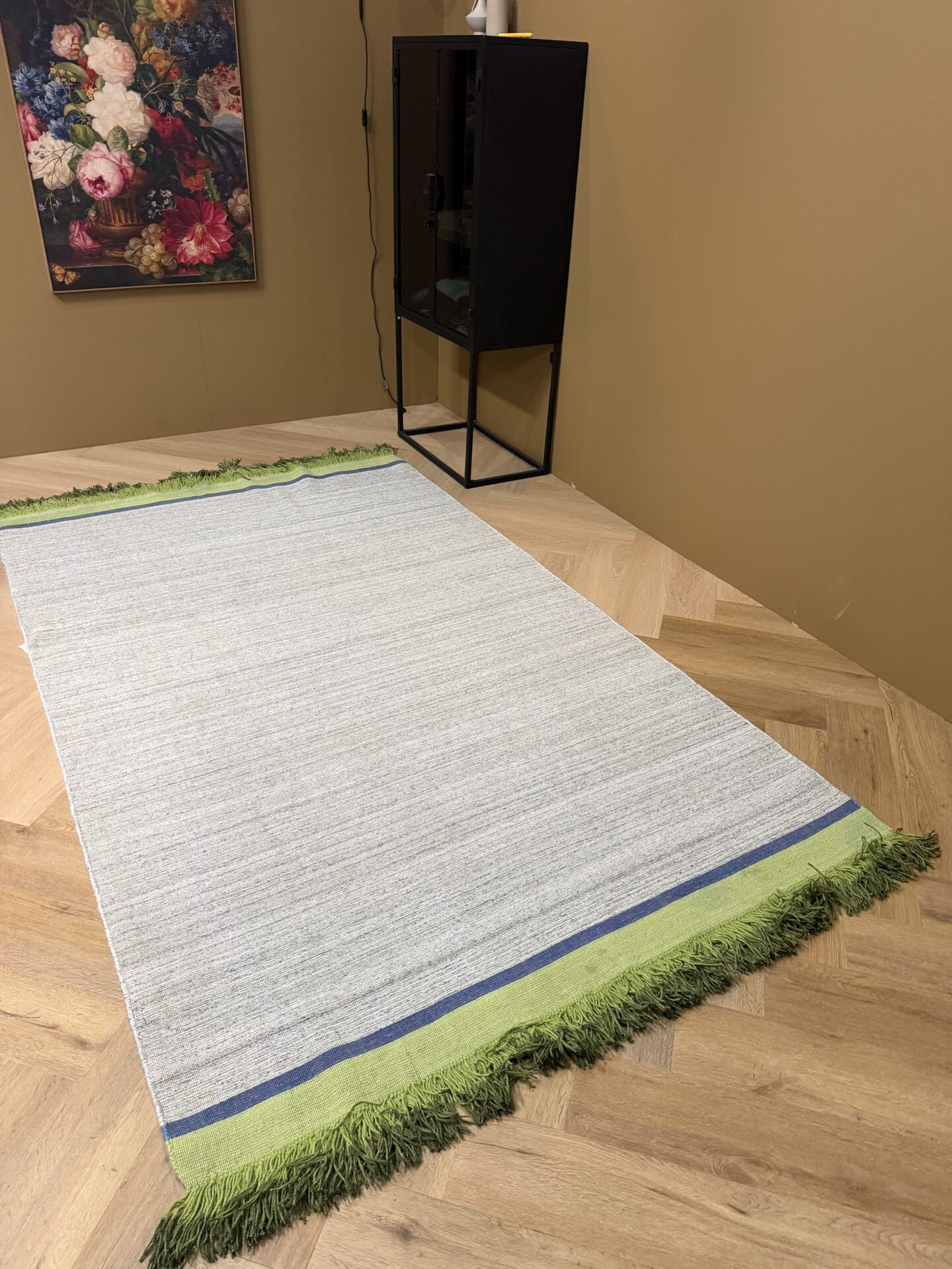 Brinker Decor Taupe / Green - 160 x 230cm
