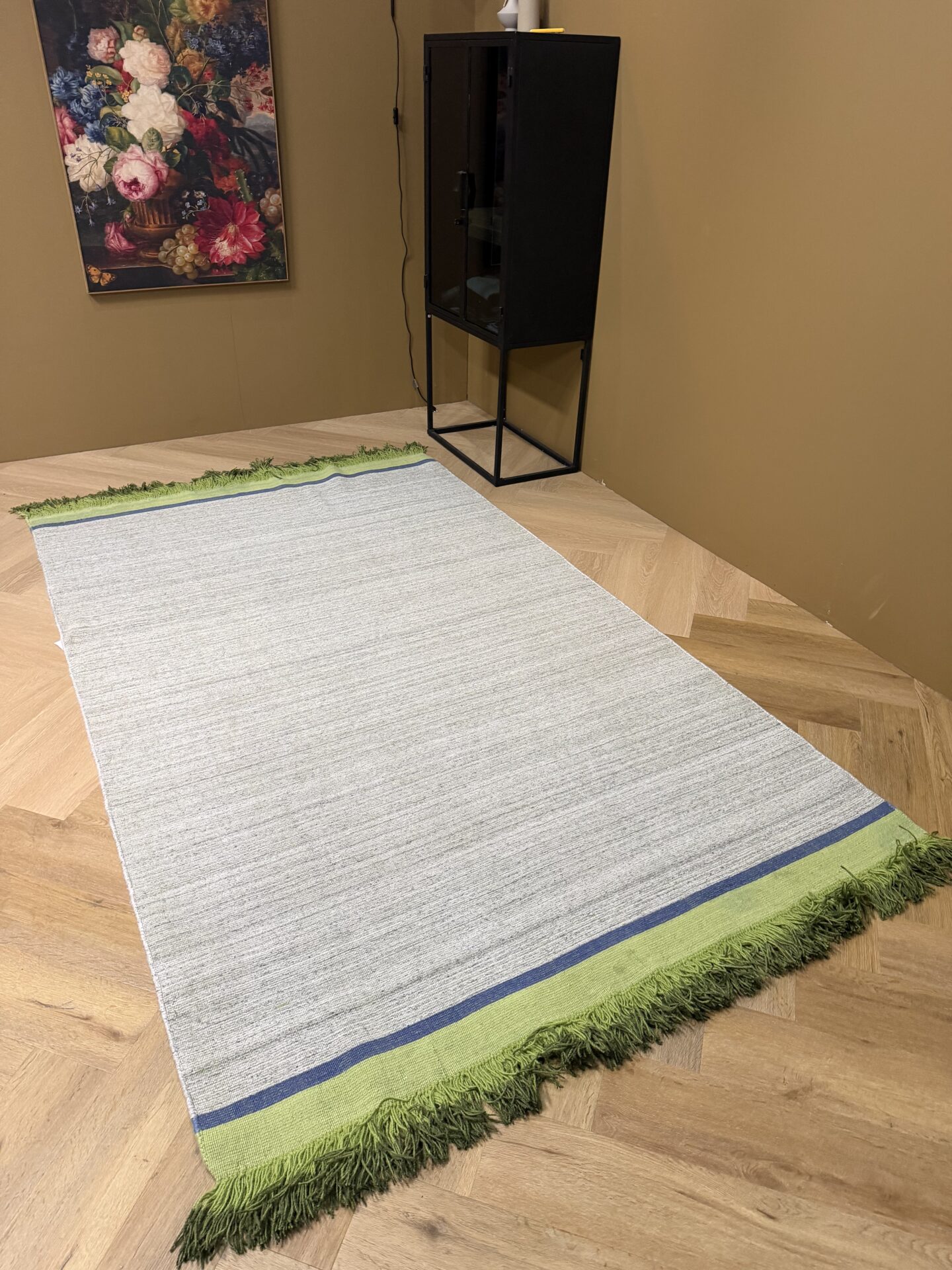 Brinker Decor Taupe / Green - 160 x 230cm